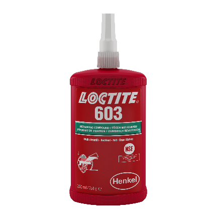 LOCTITE 603 Yüksek Mukavemetli  Sıkı Geçme Bileşeni 250ml